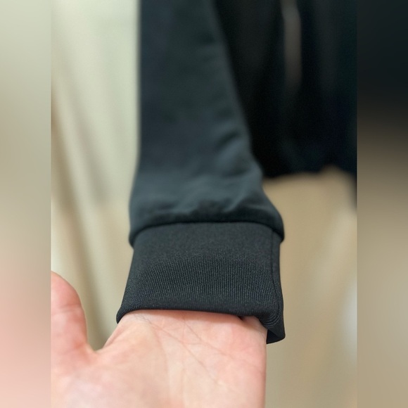 ⚫️ BOGO Juicy Couture black velvet girly sweater zip up size medium - Picture 3 of 10